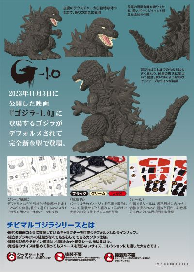 小哥斯拉1101 哥斯拉2023 70周年纪念版