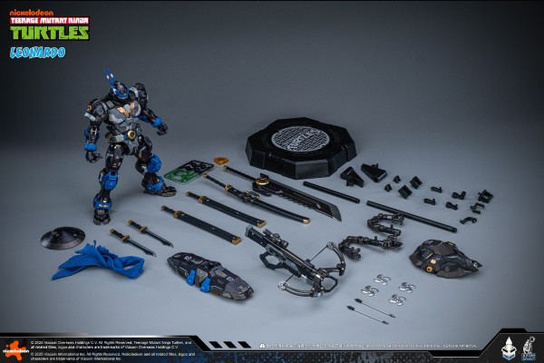 MechaHeat系列 合金机甲 忍者龟 莱昂纳多 40周年纪念版 伏击