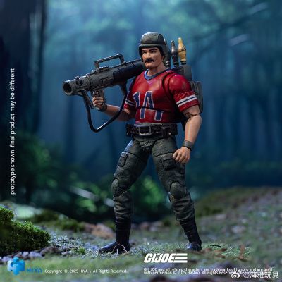 极致迷你系列 1/18比例 特种部队 火箭筒 可动人偶