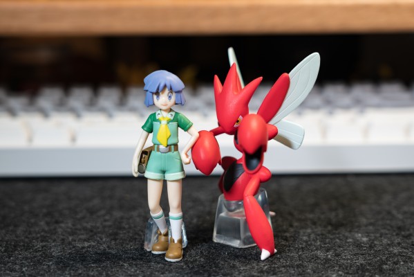 宝可梦比例世界 城都地区 阿笔+巨钳螳螂