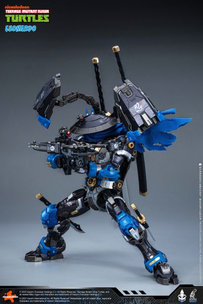 MechaHeat系列 合金机甲 忍者龟 莱昂纳多 40周年纪念版 伏击
