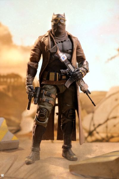 【DC 人偶系列】-噩梦蝙蝠侠1/9可动人偶