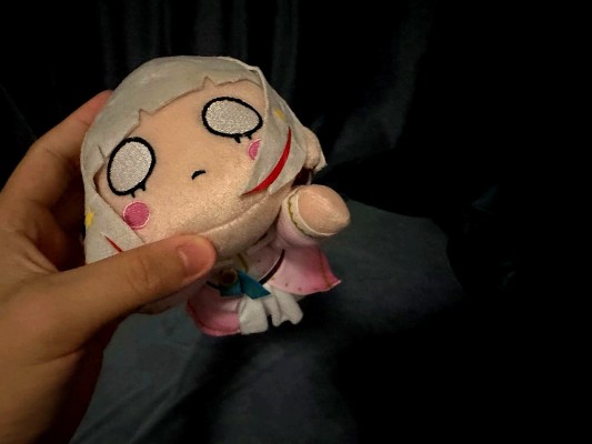 爱与演唱会！莲之空女学院学园偶像俱乐部  趴趴毛绒玩偶 夕雾缀理 －Dream Believers （S码）