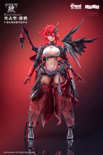 「狼犬部队 突击型·渡鸦」 1/9  包胶可动手办