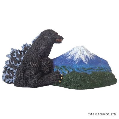 哥斯拉场景磁贴「哥斯拉与富士山」