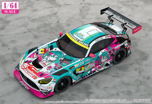 初音未来 GT企划 1/64 GOODSMILE 初音未来 AMG 2025 开幕战
