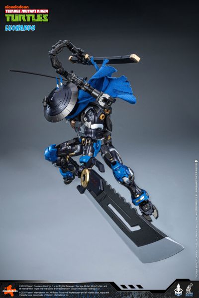 MechaHeat系列 合金机甲 忍者龟 莱昂纳多 40周年纪念版 伏击