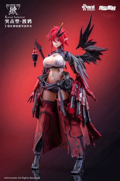 「狼犬部队 突击型·渡鸦」 1/9  包胶可动手办