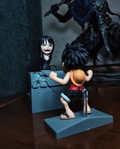 航海王 WCF名场面-蒙奇·D·路飞与妮古·罗宾-