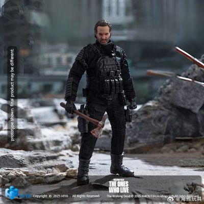 超极致系列 行尸走肉：活着的人 瑞克 可动人偶