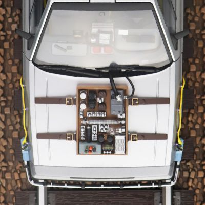 电影设备 No.BT-04 1/24 回到未来 第三部 时光机 铁路版
