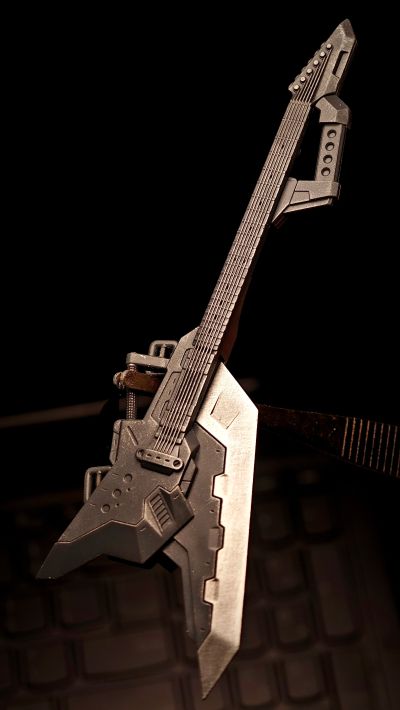 M.S.G 模型改造工具 武器配件05EX 特别版 紫色结晶斧