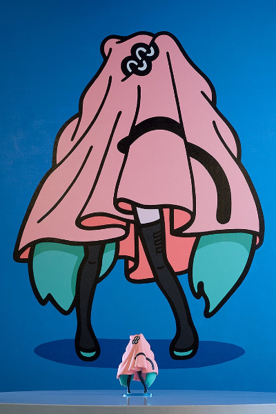 艺术家联名模型 初音未来✕FACE