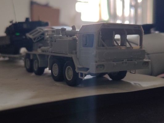 编号:07196 1/72 装甲车辆系列 德国SLT -56象式拖车牵引56t半挂车