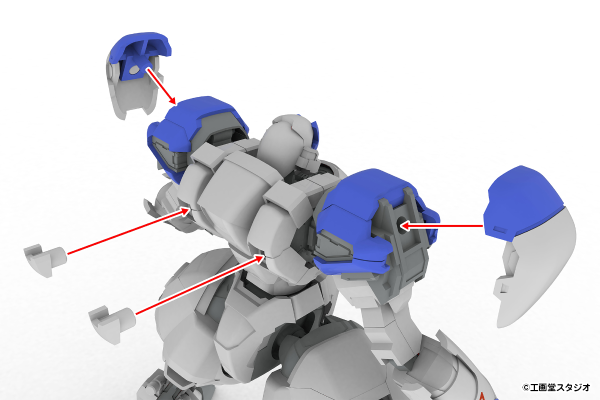 5inch Mechanism POWERDoLLS 2 1/48 X-4S (PDW-S810) 装甲步兵