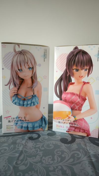 不时用俄语小声说真心话的邻桌艾莉同学 周防有希 泳装度假 1/7比例人偶