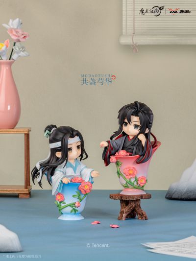 魔道祖师动画 瓷韵花语系列Q版手办盲盒