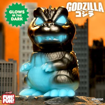 Super7 Toho Fun! Fun! - 哥斯拉 2001（充能）乙烯基可动人偶 - 5 英寸夜光可动人偶 -- 限量版 - 亚马逊独家发售