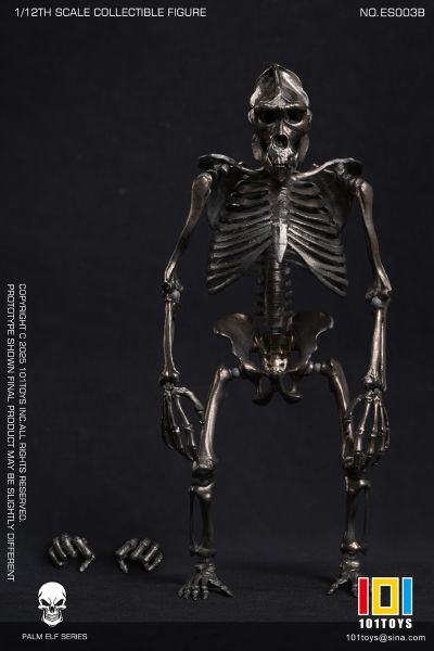 NO.ES003B 掌上精灵系列 猩猩骷髅骨架素体-银色版