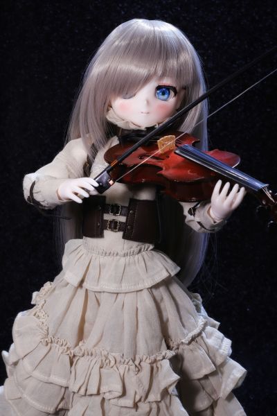AOD526-IBM 艾莉丝收集 小型 伊绪/兔子茶会穿搭套装 ～月光银～ AZONE网上商店限定