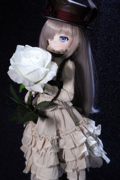 AOD526-IBM 艾莉丝收集 小型 伊绪/兔子茶会穿搭套装 ～月光银～ AZONE网上商店限定