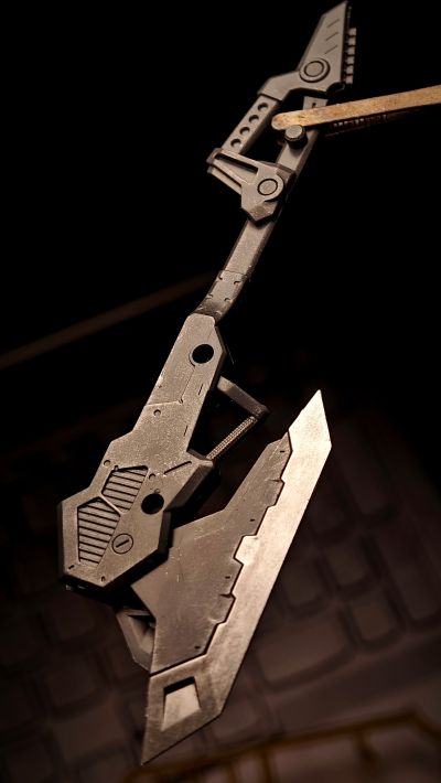 M.S.G 模型改造工具 武器配件05EX 特别版 紫色结晶斧