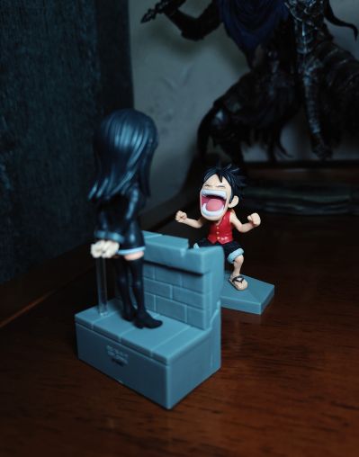 航海王 WCF名场面-蒙奇·D·路飞与妮古·罗宾-