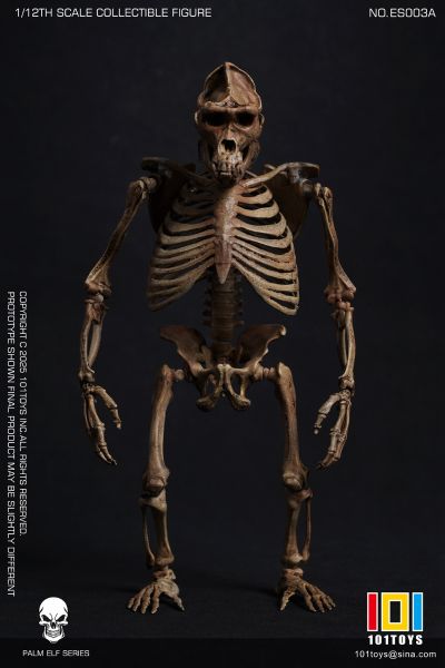 NO.ES003B 掌上精灵系列 猩猩骷髅骨架素体-银色版