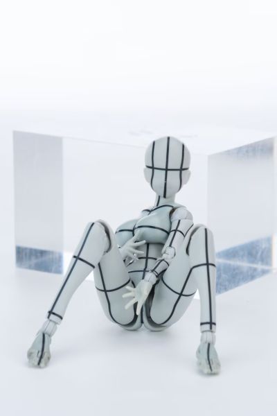 S.H.Figuarts 女性素体 -矢吹健太朗- 联名款 描线素体 (灰色)