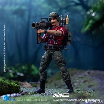 极致迷你系列 1/18比例 特种部队 火箭筒 可动人偶