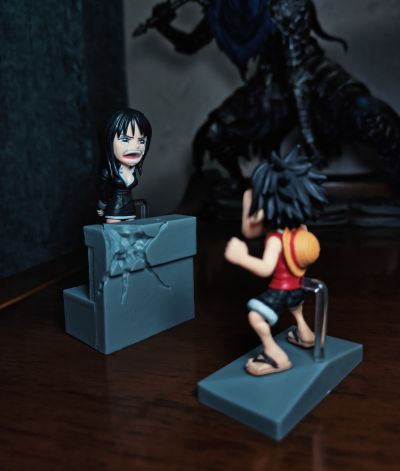 航海王 WCF名场面-蒙奇·D·路飞与妮古·罗宾-