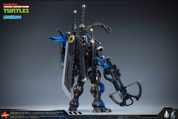 MechaHeat系列 合金机甲 忍者龟 莱昂纳多 40周年纪念版 伏击