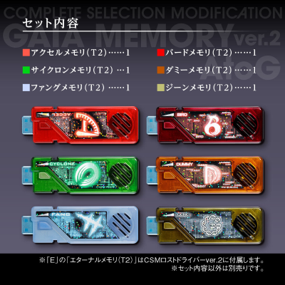 CSM  T2盖亚记忆体 2.0版本 A至G