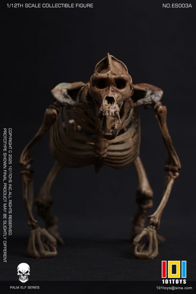 NO.ES003B 掌上精灵系列 猩猩骷髅骨架素体-银色版