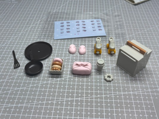 创彩少女庭园 课余配件 星罗的爱情外卖套装