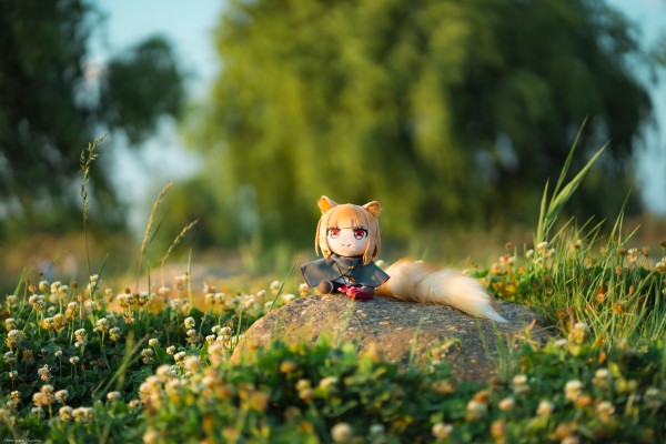 狼与香辛料 merchant meets the wise wolf 大尺寸40公分毛绒玩偶 赫萝