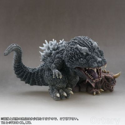 Q版拟真系列 哥斯拉・摩斯拉・王者基多拉 大怪兽总攻击2001 哥斯拉&巴拉刚 少年RIC限定