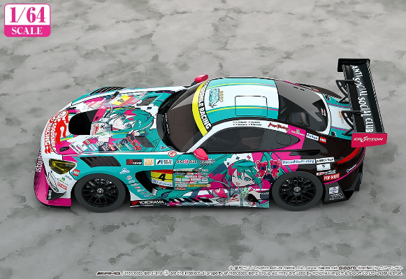 初音未来 GT企划 1/64 GOODSMILE 初音未来 AMG 2025 开幕战