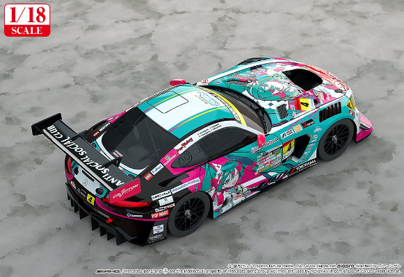 初音未来 GT企划 1/18 GOODSMILE 初音未来 AMG 2025 开幕战