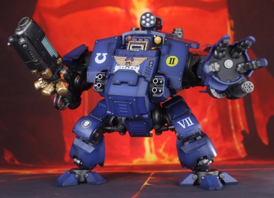 战锤40000 极限战士 救赎者无畏机甲 无畏机甲泰勒斯兄弟