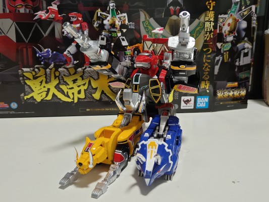 超合金魂 恐龙战队兽连者 兽帝大兽神 GX-72 大兽神 + GX-78 龙皇凯撒（暂译）