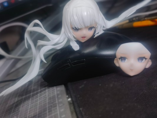 蔚蓝档案 ~普拉娜 旋转锁定.ver~ 未涂装GK套件