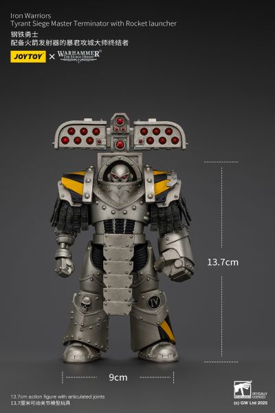 战锤：荷鲁斯之乱 钢铁勇士 配备火箭发射器的暴君攻城大师终结者