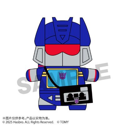 Mochibots 变形金刚 毛绒玩偶 声波 与 磁带战士收纳包 机器狗