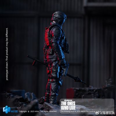 极致迷你系列 行尸走肉：活着的人 公民共和国士兵 可动人偶