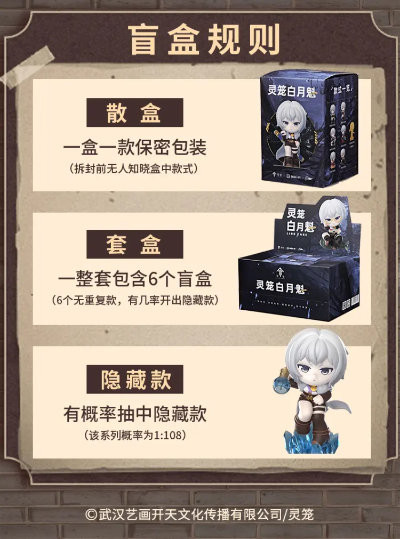 灵笼 白月魁 Q版手办