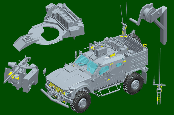 1/35装甲车辆系列 美国M1245A1 M-ATV特种作战装甲车