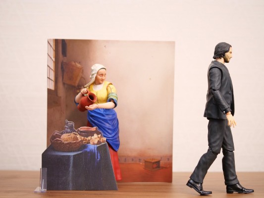 figma#SP-165 桌上美术馆 维米尔著作 倒牛奶的女佣人