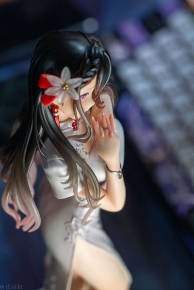 治愈系白色旗袍姐姐