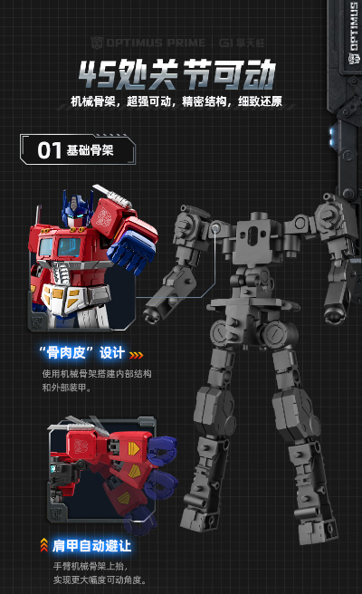 布鲁可变形金刚传奇版 G1-擎天柱